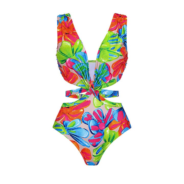 One Piece Swimsuit Women Beach Vacation Skirt Swimsuit - Image 4